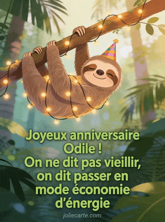 Joyeux anniversaire Odile - Joyeux anniversaire odile humour