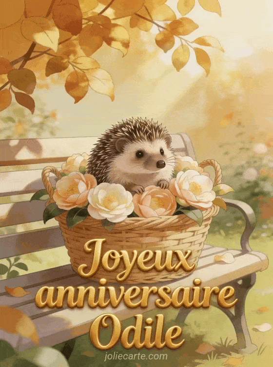 Joyeux anniversaire Odile - Joyeux anniversaire odile gif