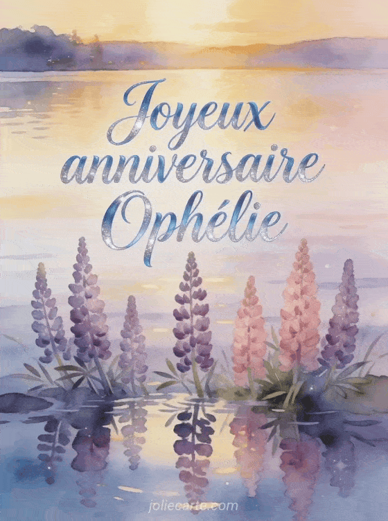 Joyeux anniversaire Ophélie - Joyeux anniversaire ophelie gif anime