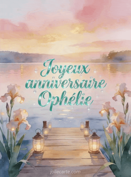 Joyeux anniversaire Ophélie - Joyeux anniversaire ophelie image