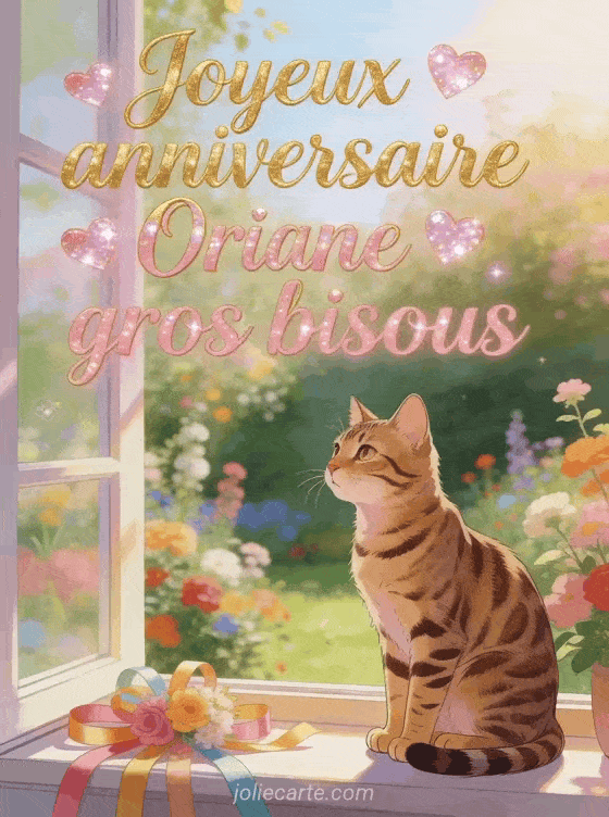 Joyeux anniversaire Oriane - Joyeux anniversaire oriane gros bisous