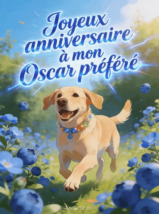 Joyeux anniversaire Oscar - Joyeux anniversaire oscar gros bisous