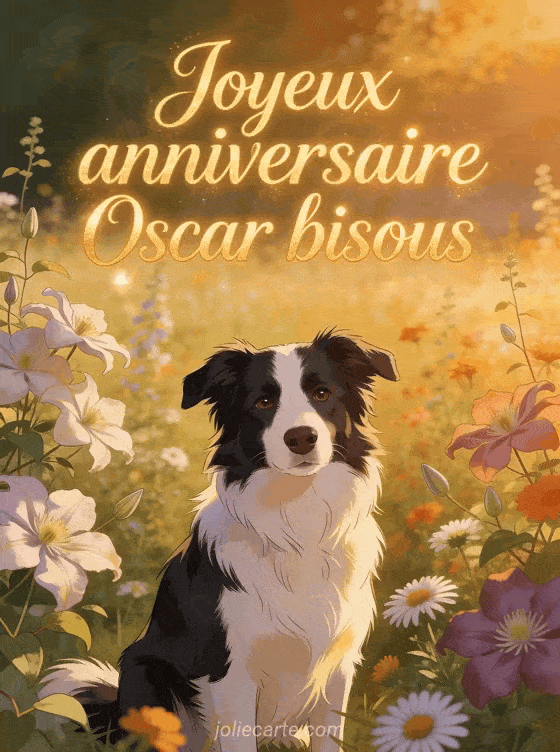 Joyeux anniversaire Oscar - Joyeux anniversaire oscar bisous