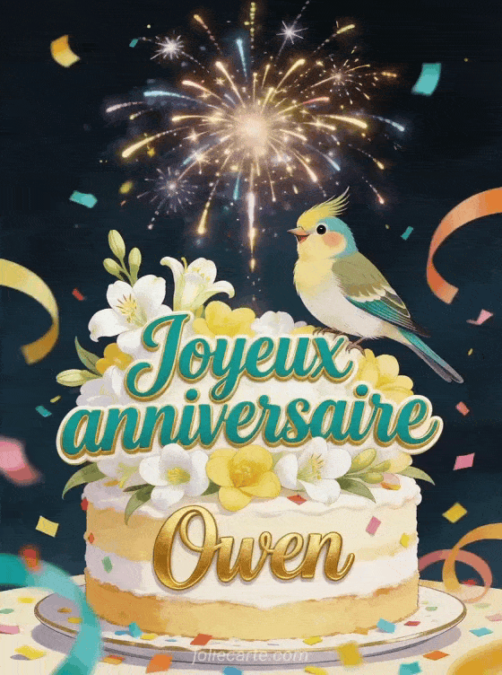 Joyeux anniversaire Owen - Joyeux anniversaire owen gif anime