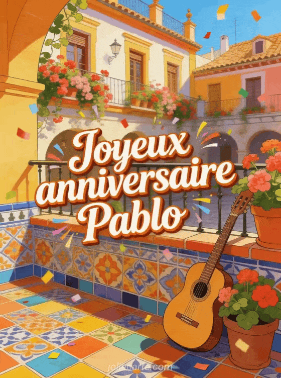 Joyeux anniversaire Pablo - Joyeux anniversaire pablo fleurs