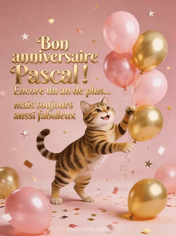 Joyeux anniversaire Pascal - Bon anniversaire pascal