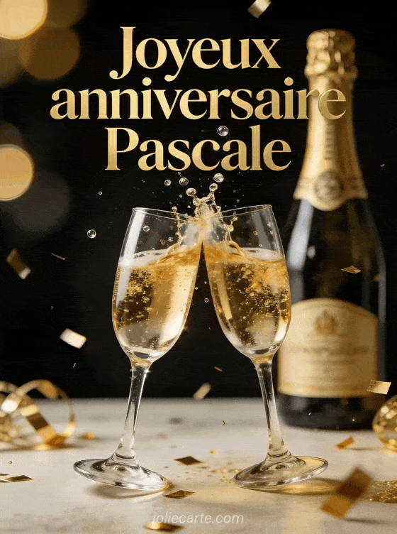 Joyeux anniversaire Pascale - Pascale champagne