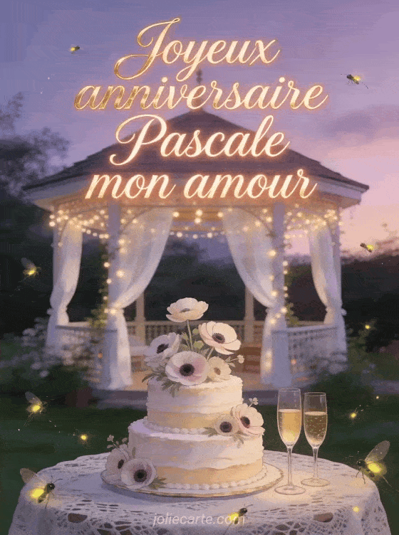 Joyeux anniversaire Pascale - Joyeux anniversaire pascale mon amour