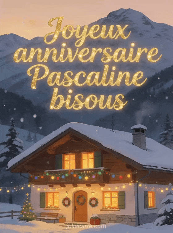 Joyeux anniversaire Pascaline - Joyeux anniversaire pascaline bisous