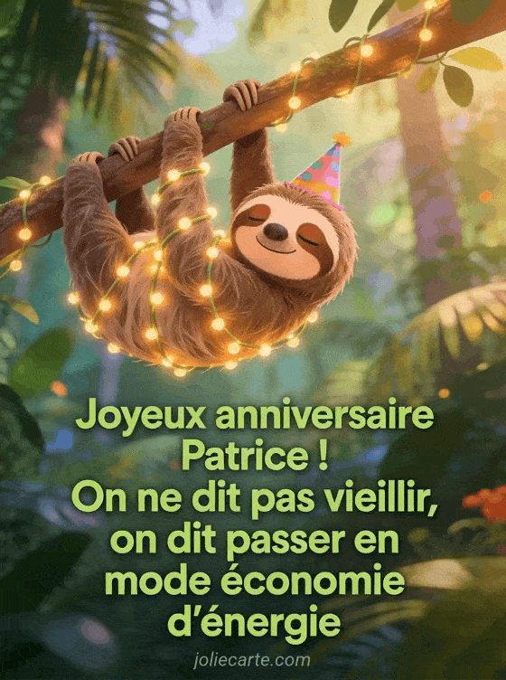 Joyeux anniversaire Patrice - Patrice humour