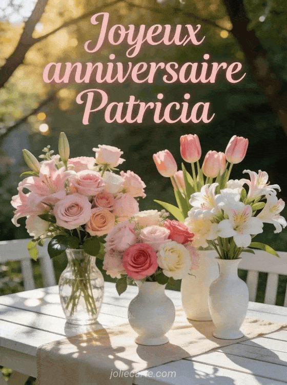 Joyeux anniversaire Patricia - Joyeux anniversaire patricia fleurs