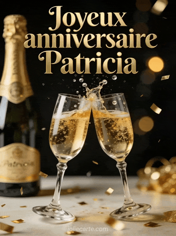 Joyeux anniversaire Patricia - Patricia champagne