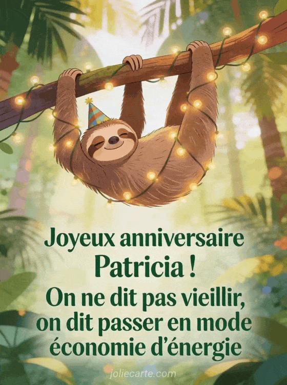Joyeux anniversaire Patricia - Patricia humour