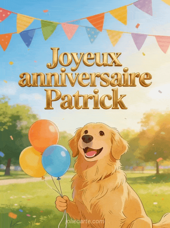 Joyeux anniversaire Patrick - Joyeux anniversaire patrick image
