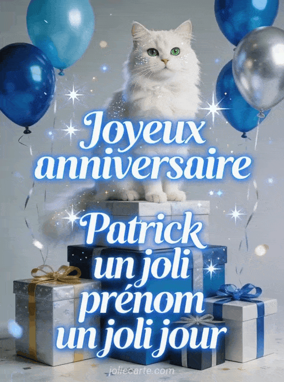 Joyeux anniversaire Patrick - Joyeux anniversaire patrick gif