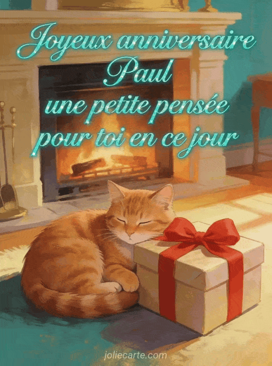 Joyeux anniversaire Paul - Carte joyeux anniversaire paul gratuite