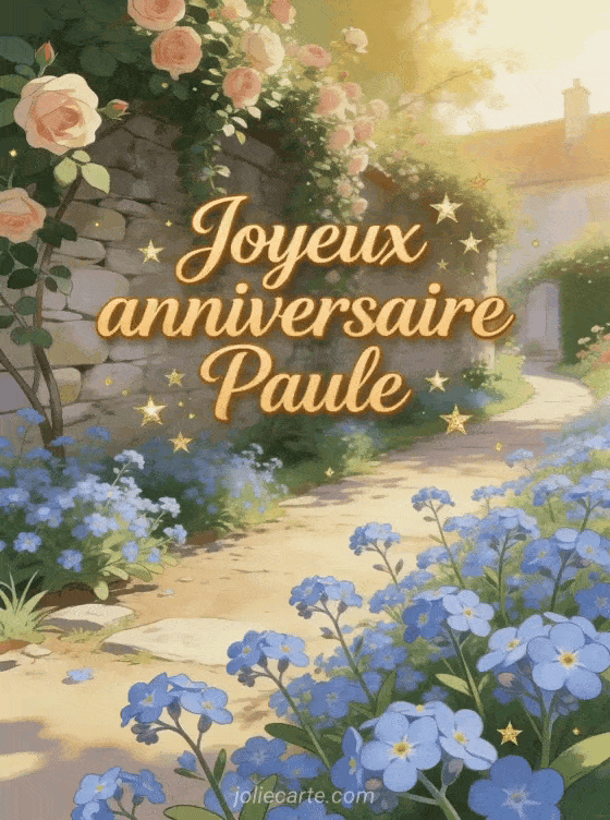 Joyeux anniversaire Paule - Joyeux anniversaire paule fleurs