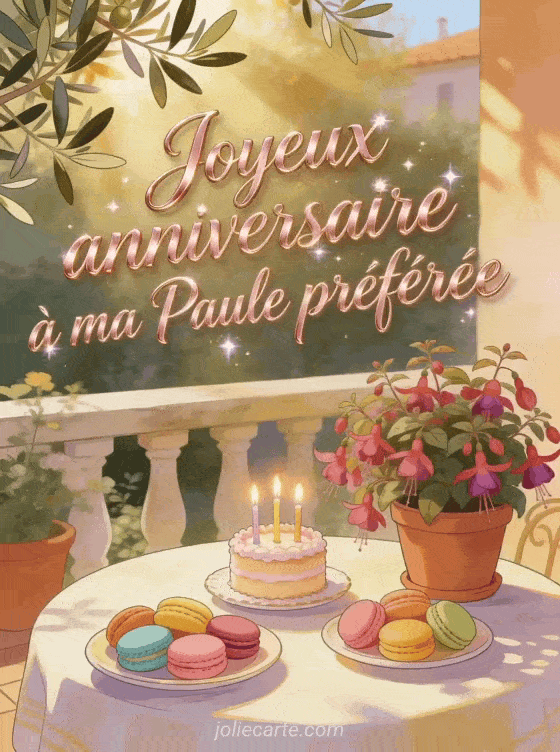 Joyeux anniversaire Paule - Joyeux anniversaire paule gif