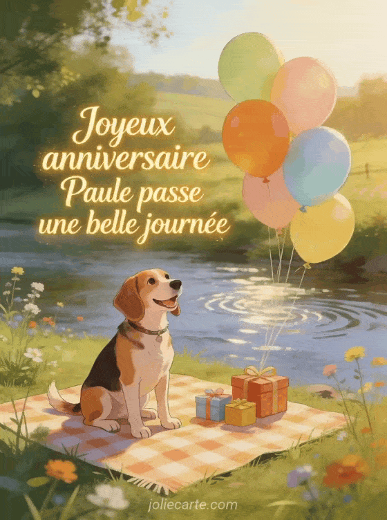 Joyeux anniversaire Paule - Joyeux anniversaire paule gros bisous