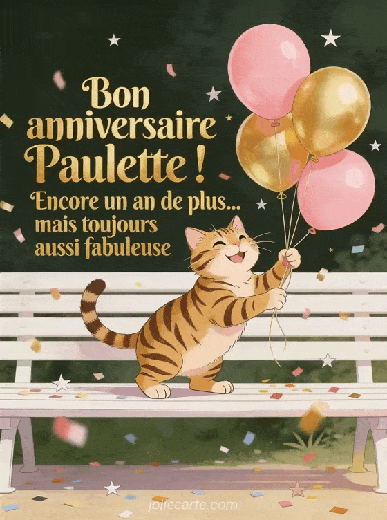 Joyeux anniversaire Paulette - Bon anniversaire paulette