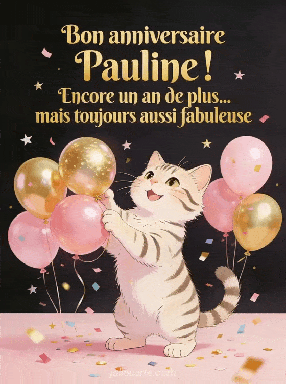 Joyeux anniversaire Pauline - Bon anniversaire pauline