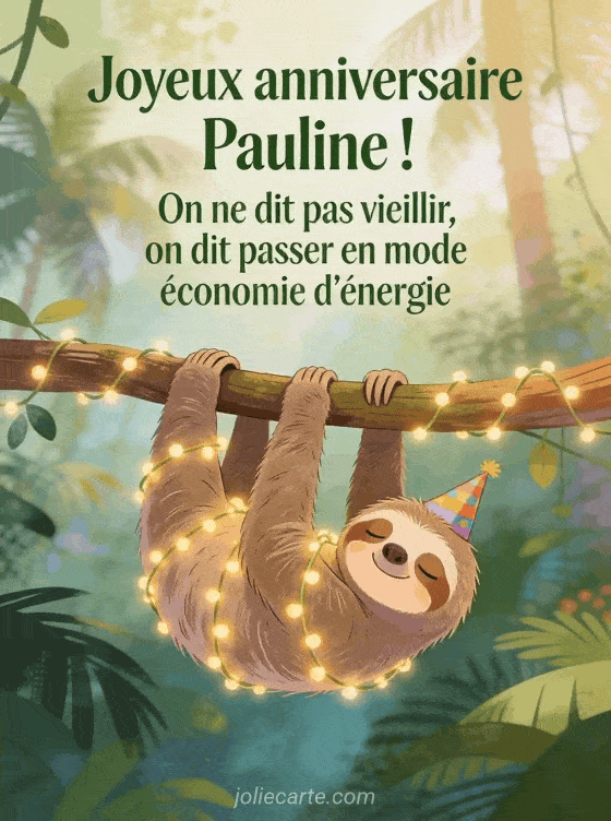 Joyeux anniversaire Pauline - Pauline humour