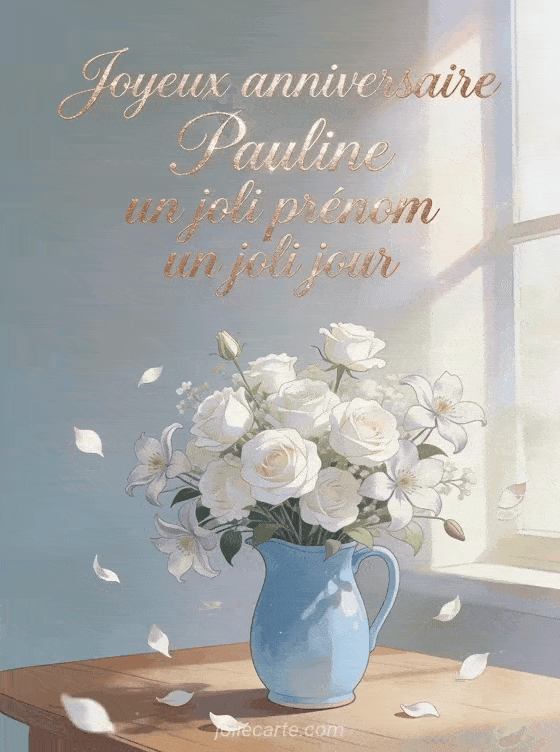Joyeux anniversaire Pauline - Joyeux anniversaire pauline fleurs