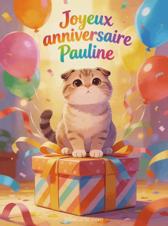 Joyeux anniversaire Pauline - Joyeux anniversaire pauline gif