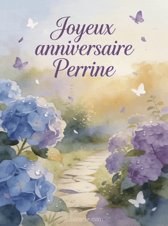 Joyeux anniversaire Perrine - Joyeux anniversaire perrine gif anime