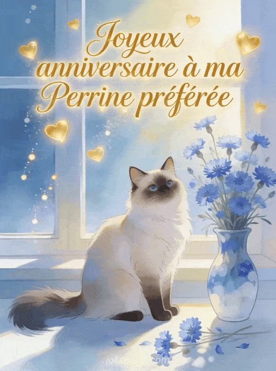 Joyeux anniversaire Perrine - Carte joyeux anniversaire perrine