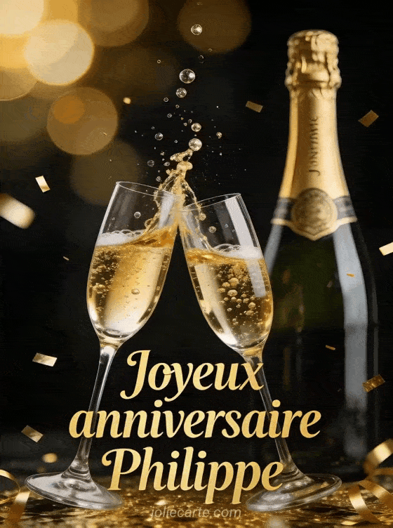 Joyeux anniversaire Philippe - Philippe champagne