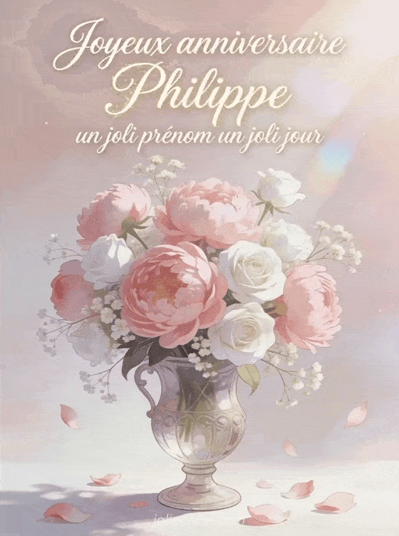 Joyeux anniversaire Philippe - Joyeux anniversaire philippe fleurs