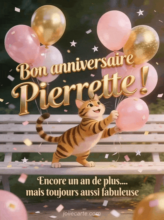 Joyeux anniversaire Pierrette - Bon anniversaire pierrette