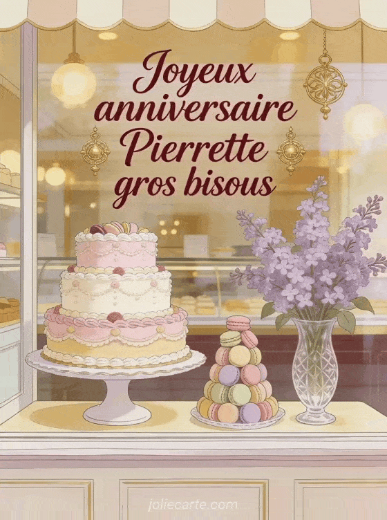 Joyeux anniversaire Pierrette - Joyeux anniversaire pierrette gros bisous