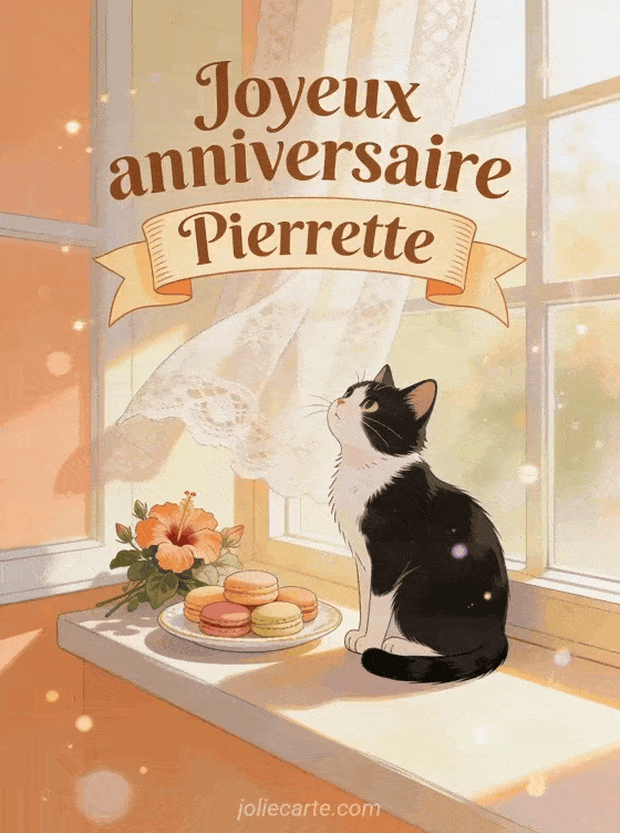 Joyeux anniversaire Pierrette - Joyeux anniversaire pierrette gif anime