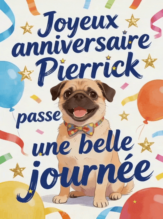 Joyeux anniversaire Pierrick - Joyeux anniversaire pierrick gros bisous