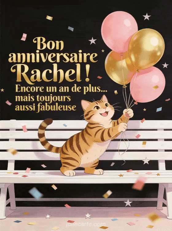 Joyeux anniversaire Rachel - Bon anniversaire rachel
