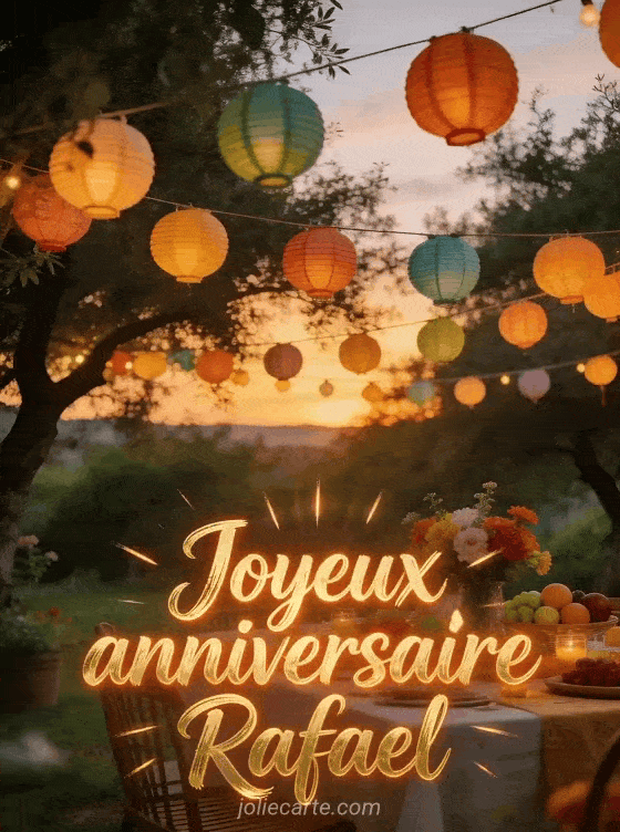 Joyeux anniversaire Rafael - Joyeux anniversaire rafael image