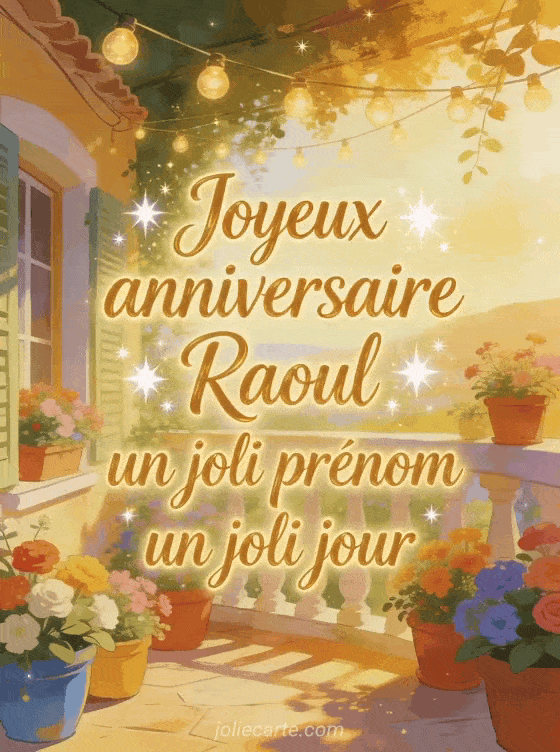 Joyeux anniversaire Raoul - Joyeux anniversaire raoul gif anime
