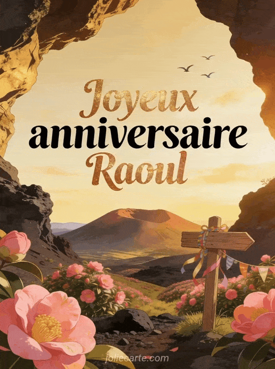 Joyeux anniversaire Raoul - Joyeux anniversaire raoul fleurs