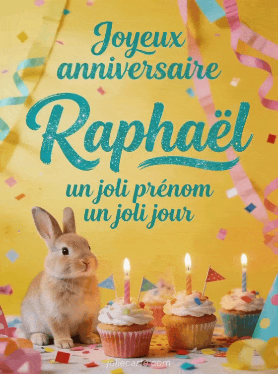 Joyeux anniversaire Raphaël - Joyeux anniversaire raphael gif