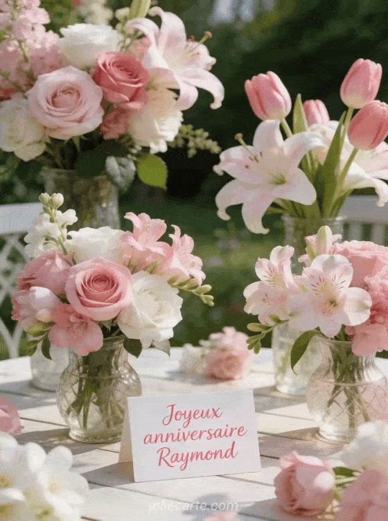 Joyeux anniversaire Raymond - Joyeux anniversaire raymond fleurs