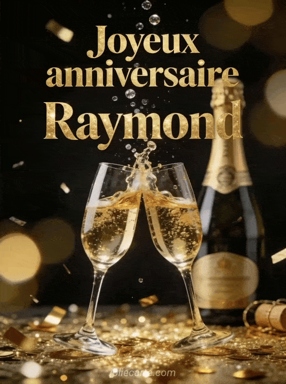 Joyeux anniversaire Raymond - Raymond champagne