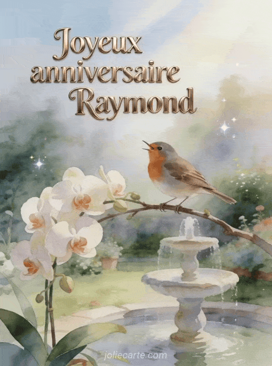 Joyeux anniversaire Raymond - Carte joyeux anniversaire raymond