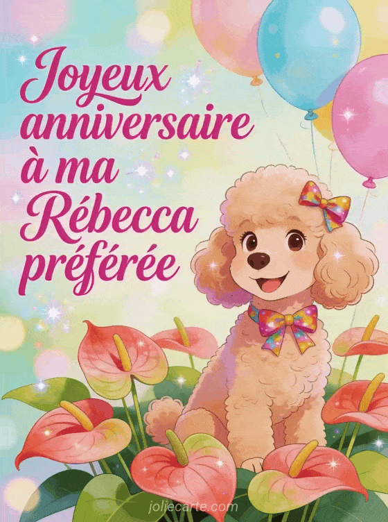 Joyeux anniversaire Rébecca - Joyeux anniversaire rebecca gif