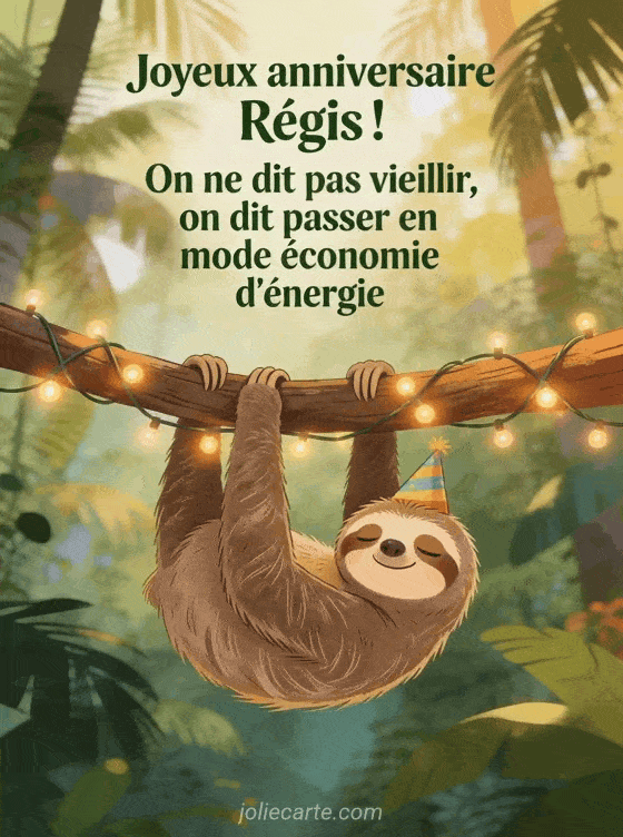 Joyeux anniversaire Régis - Joyeux anniversaire regis humour
