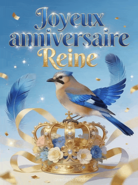 Joyeux anniversaire Reine - Joyeux anniversaire reine gif anime