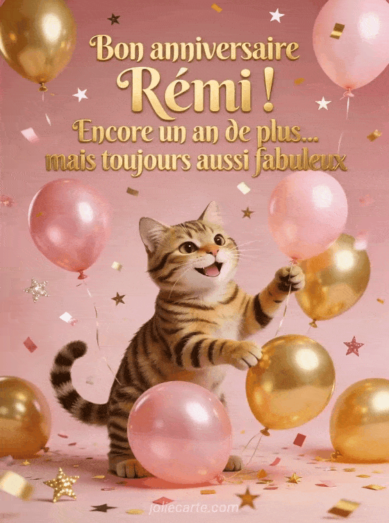Joyeux anniversaire Remi - Bon anniversaire remi