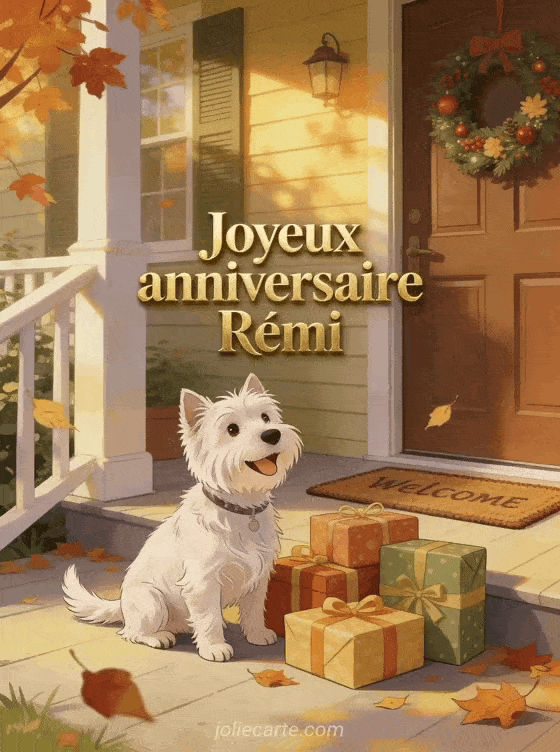 Joyeux anniversaire Rémi - Joyeux anniversaire remi chien