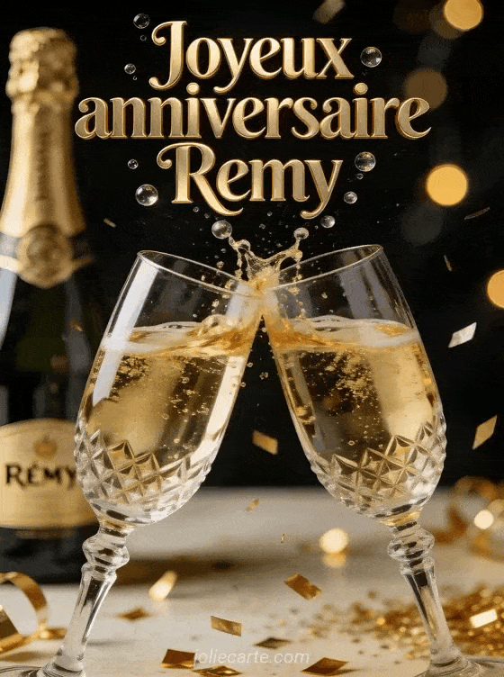 Joyeux anniversaire Remy - Remy champagne